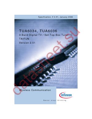 TUA 6034 T datasheet  